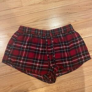 Garage plaid boxer shorts size small